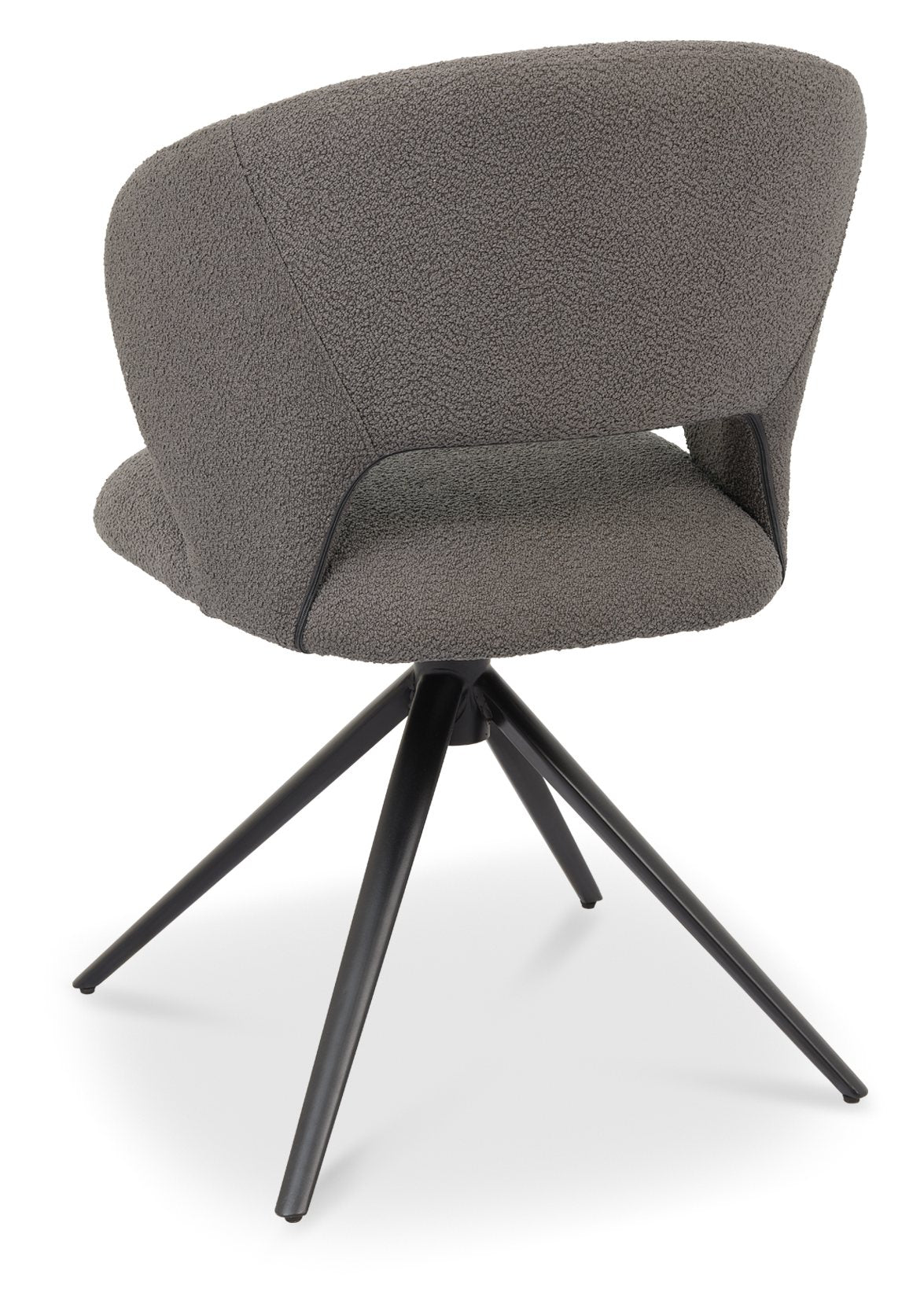 Chloe Grey Boucle Fabric Dining Chair