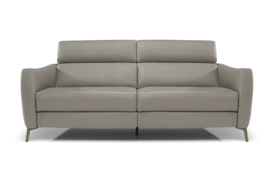 Greg Leather Power Sofa