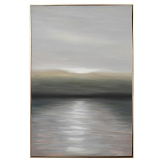 Dusk Hand Painted Framed Canvas