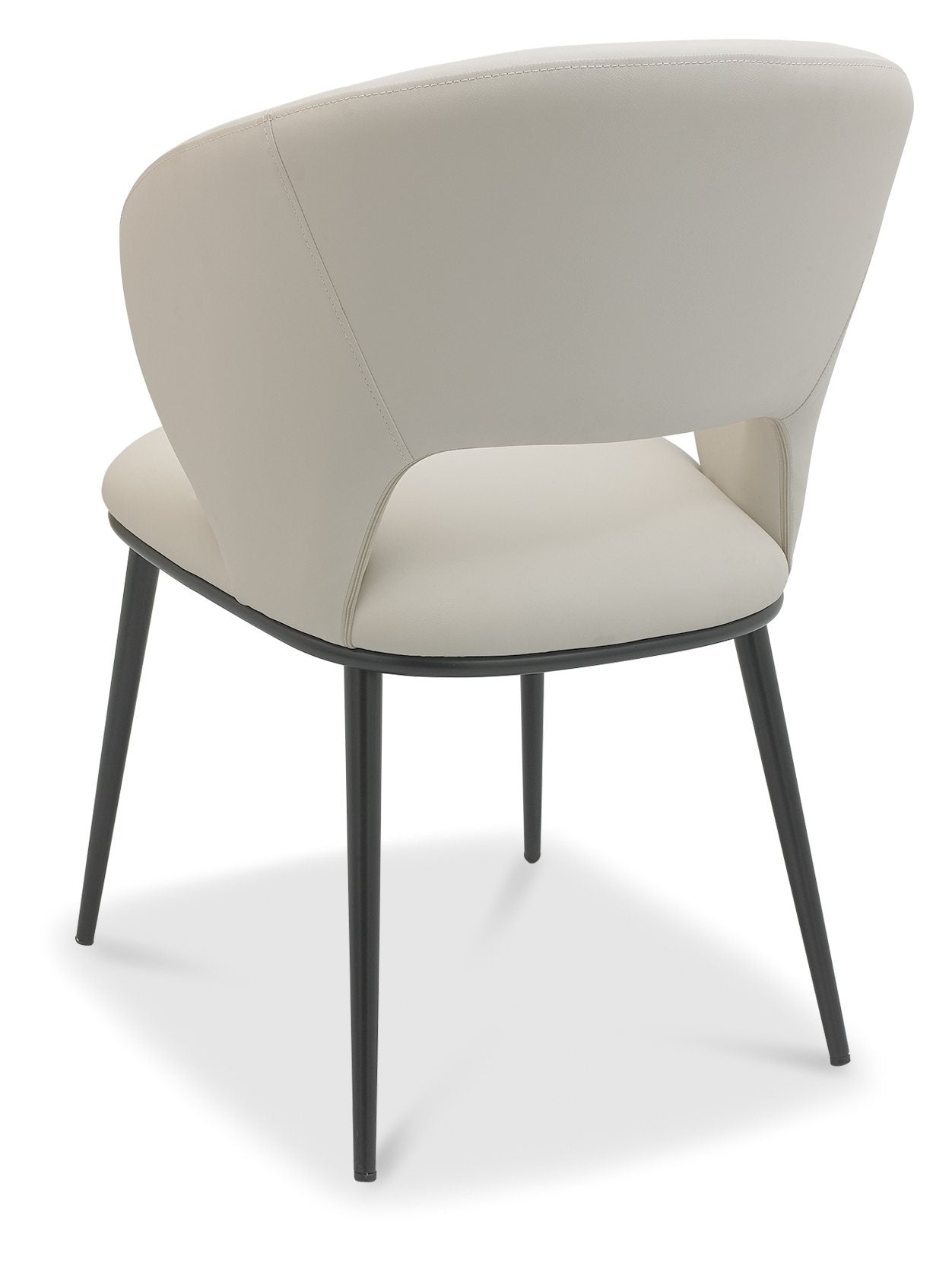 Genoa Ivory Faux Leather Dining Chair