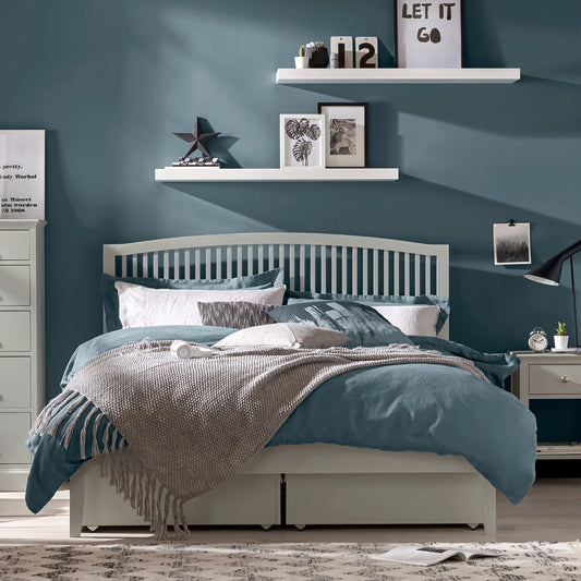 Trinity Soft Grey Double Bed