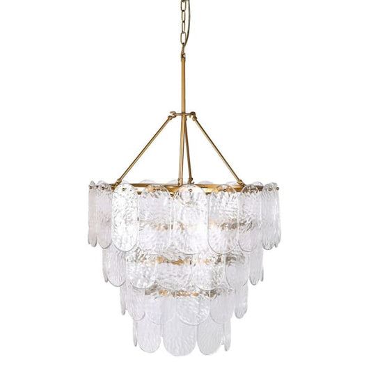 Glass Petal Chandelier