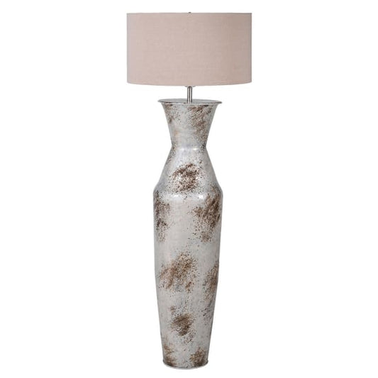 Tall Hairon Floor Lamp with Linen Shade
