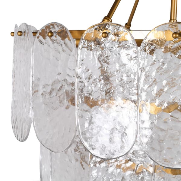 Glass Petal Chandelier
