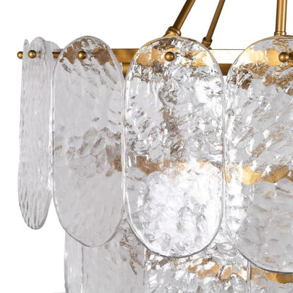 Glass Petal Chandelier