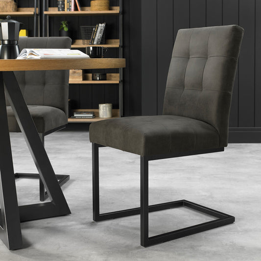 Thetford Cantilever Upholstered Dining Chair