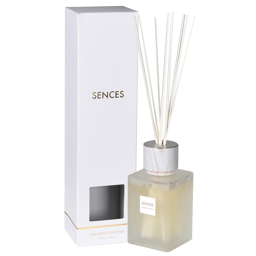 Sences White Alang Alang Large Reed Diffuser 500ml
