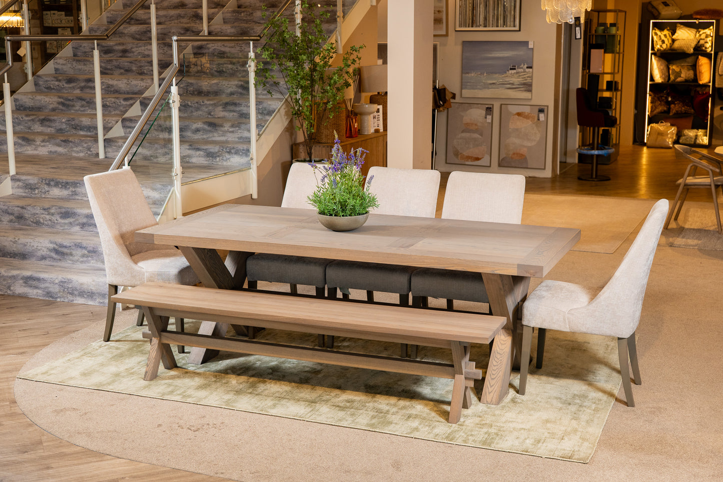 Ancona 2.2m dining table