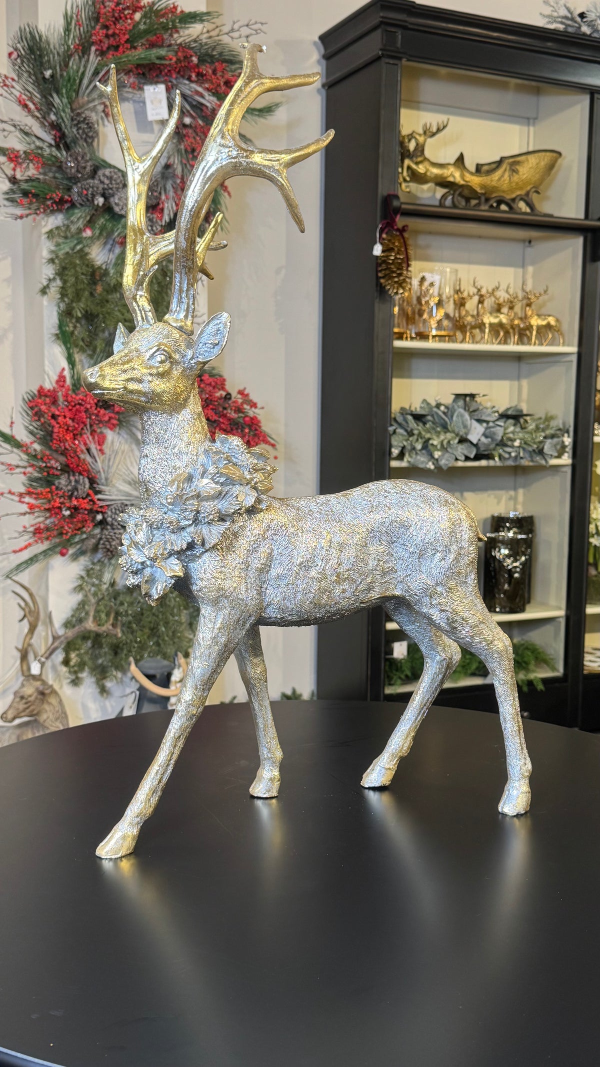 Gold Standing Reindeer