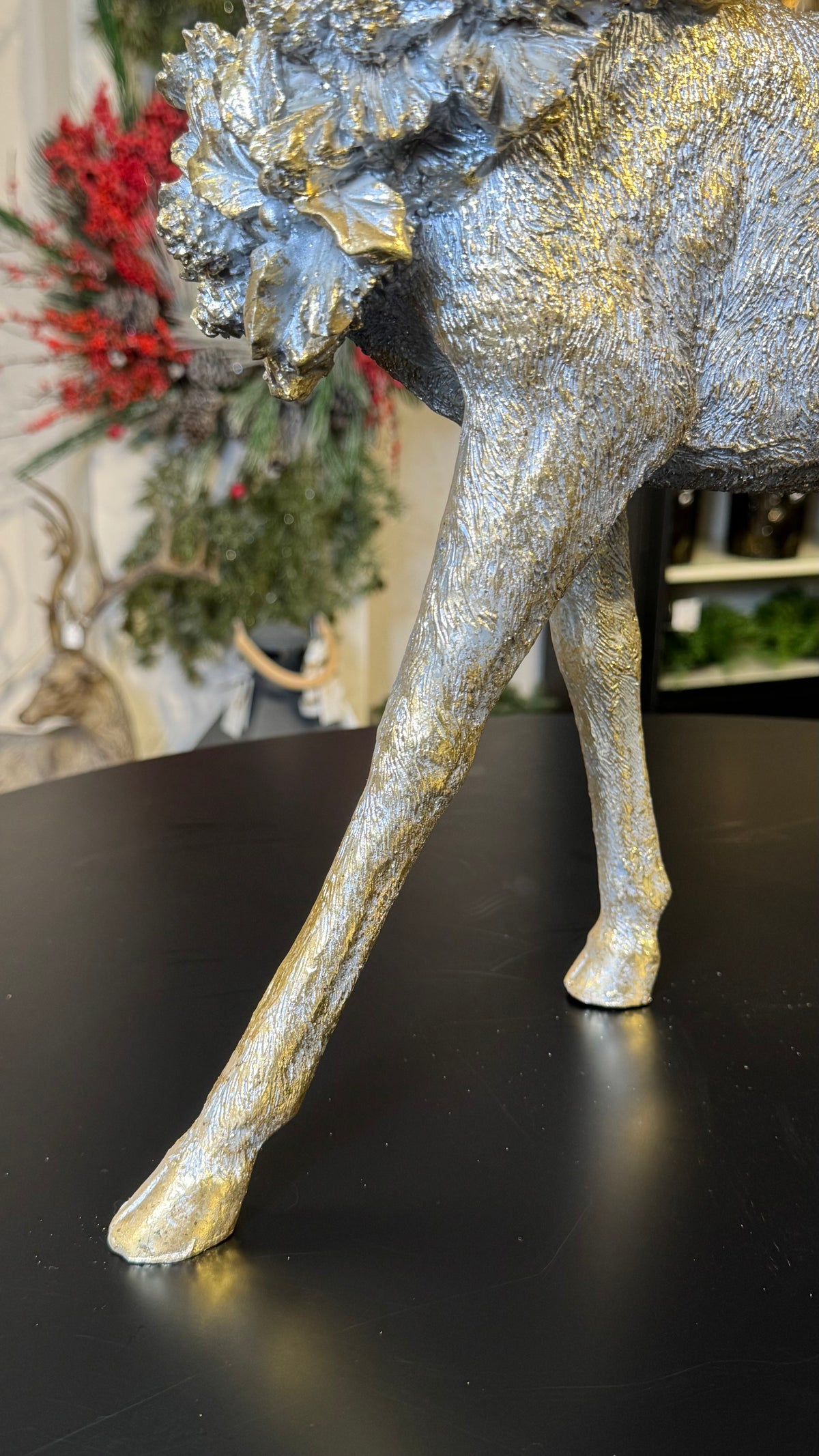 Gold Standing Reindeer