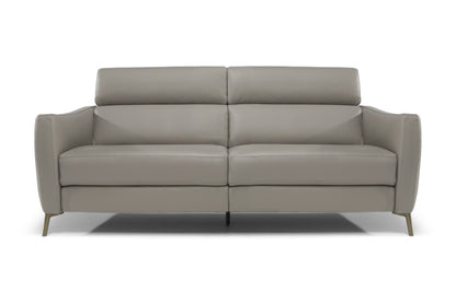 Greg Leather Power Sofa