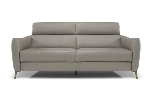 Greg Leather Power Sofa