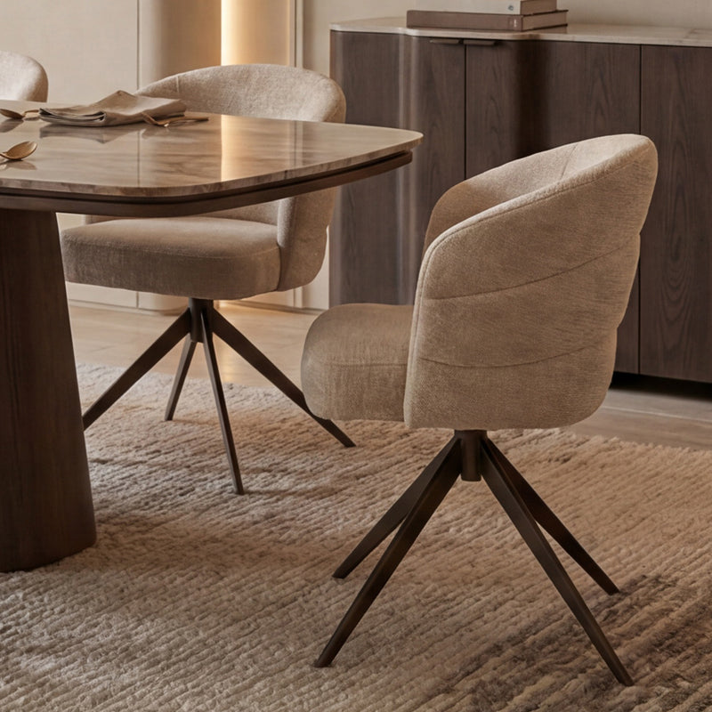 Pisa Swivel Chair Natural