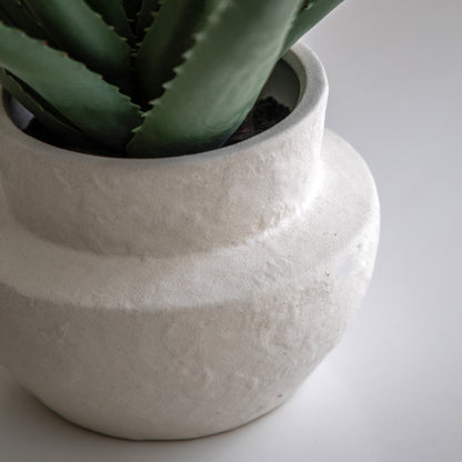 Faux aloe vera pot