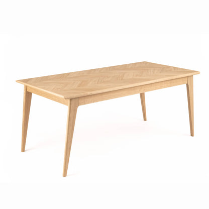 Agen 1.5m fixed oak table