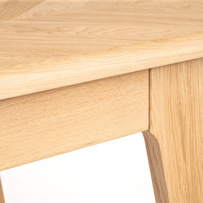 Agen 1.5m fixed oak table