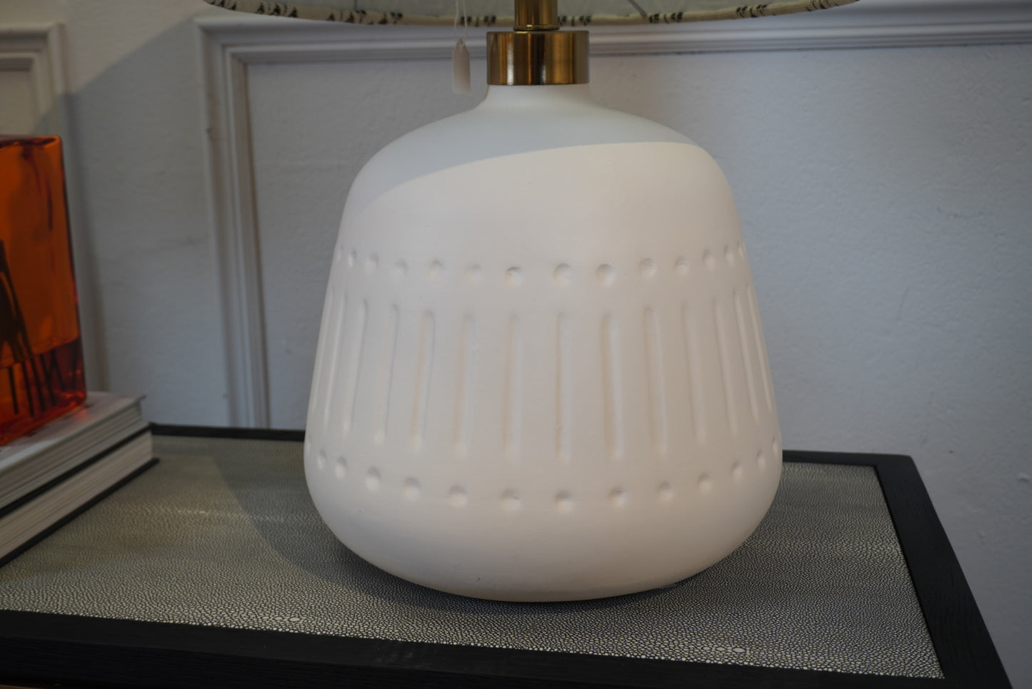 Tulum Table Lamp with Hand Woven Linen Shade