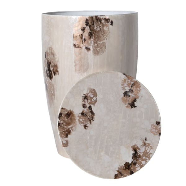 Toscana Enamel Storage Stool