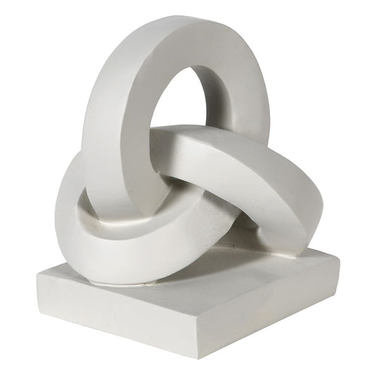 Grey Link On Vase Ornament
