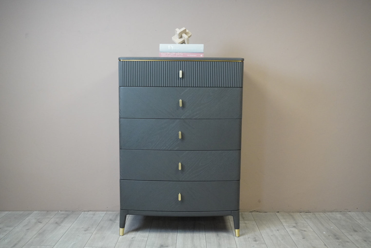 Diletta Ebony Tall Chest