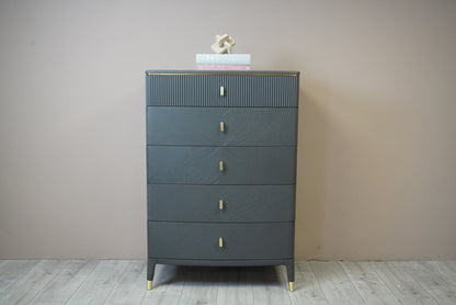 Diletta Ebony Tall Chest