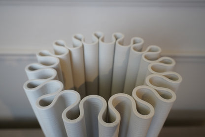 Large White Athena Vase