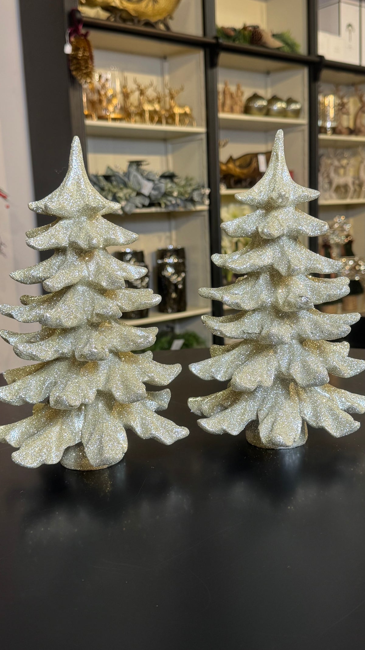 Small Gold Glitter Xmas Tree