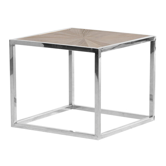 Parquet Top Square End Table