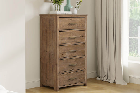Gisburn 5Drawer Tall Chest