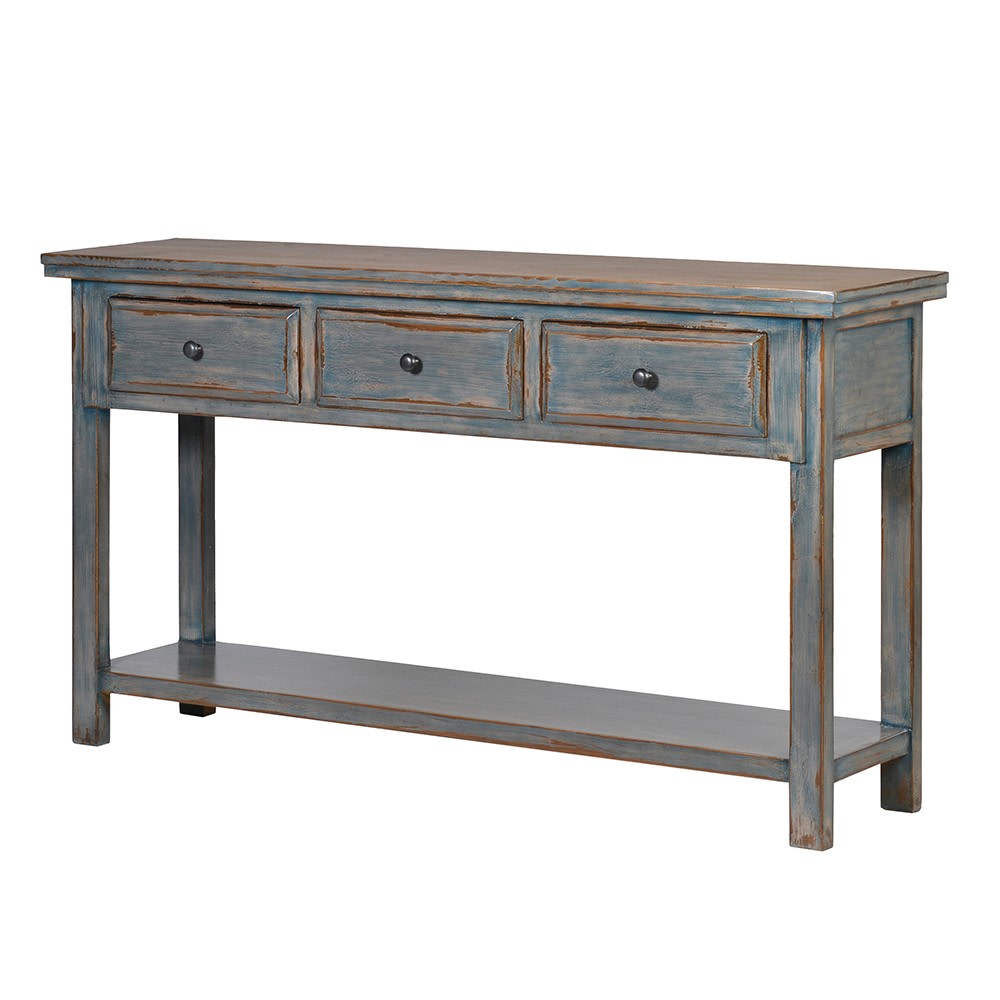 Kingham Pale Blue-wash Console Table