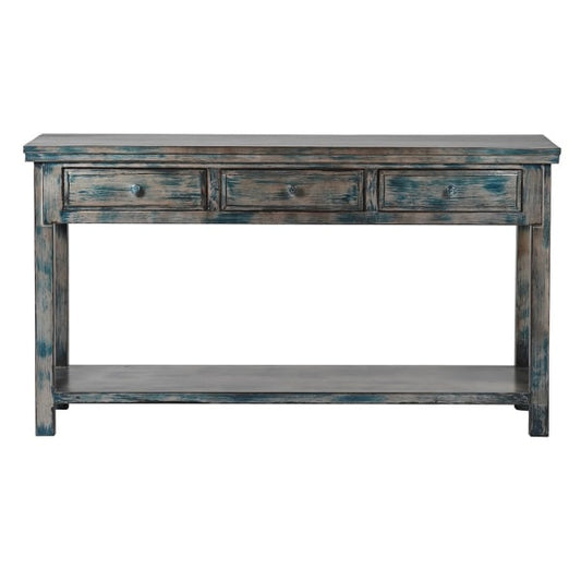 Kingham Pale Blue-wash Console Table