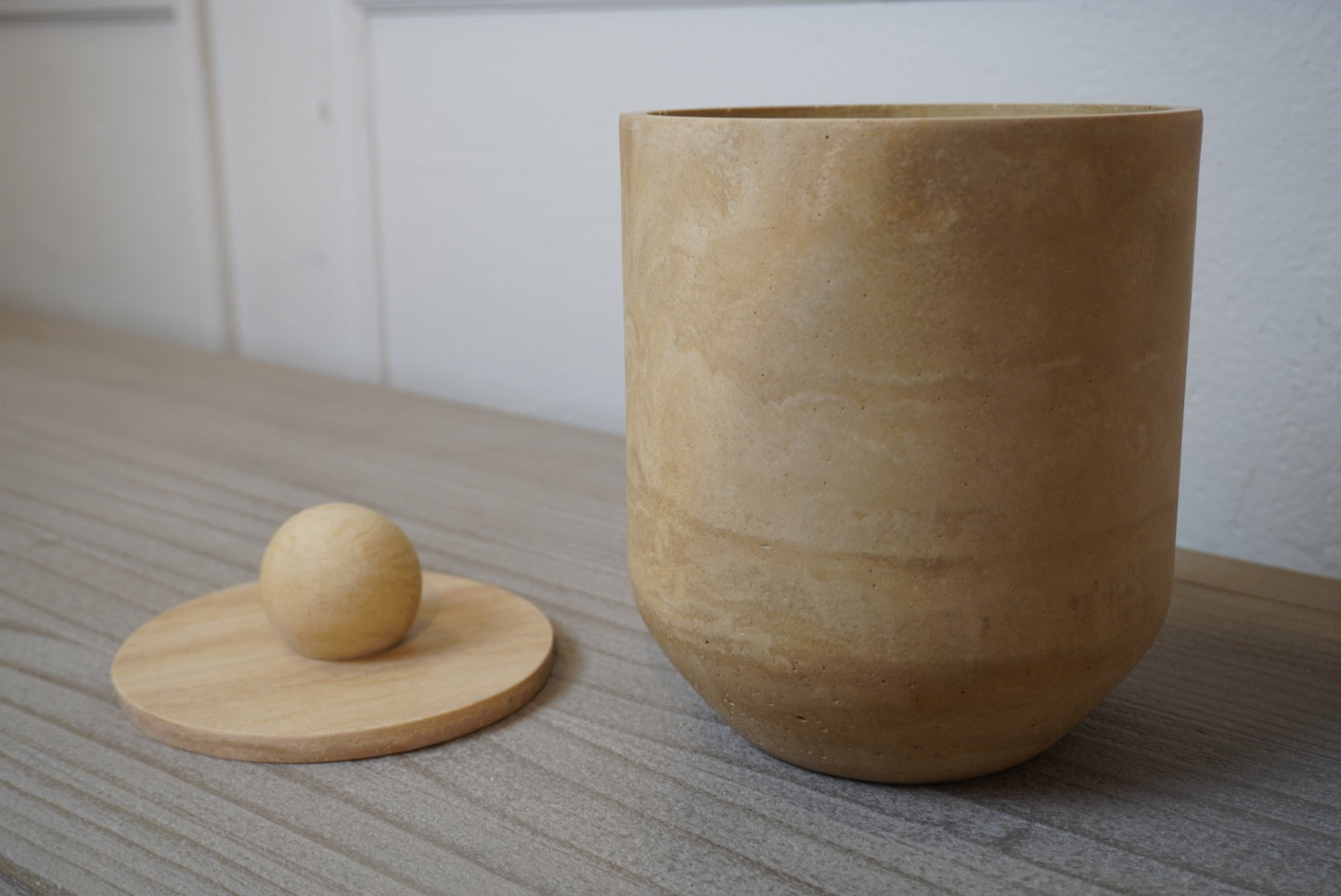 Travertine Effect Ice Bucket