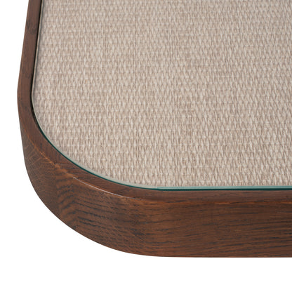 Willox brown Coffee Table including glass (Set of 2)