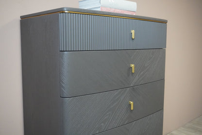 Diletta Ebony Tall Chest