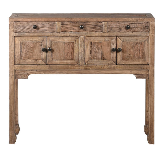 Jude Reclaimed Oak 4 Door 3 Drawer Console Table