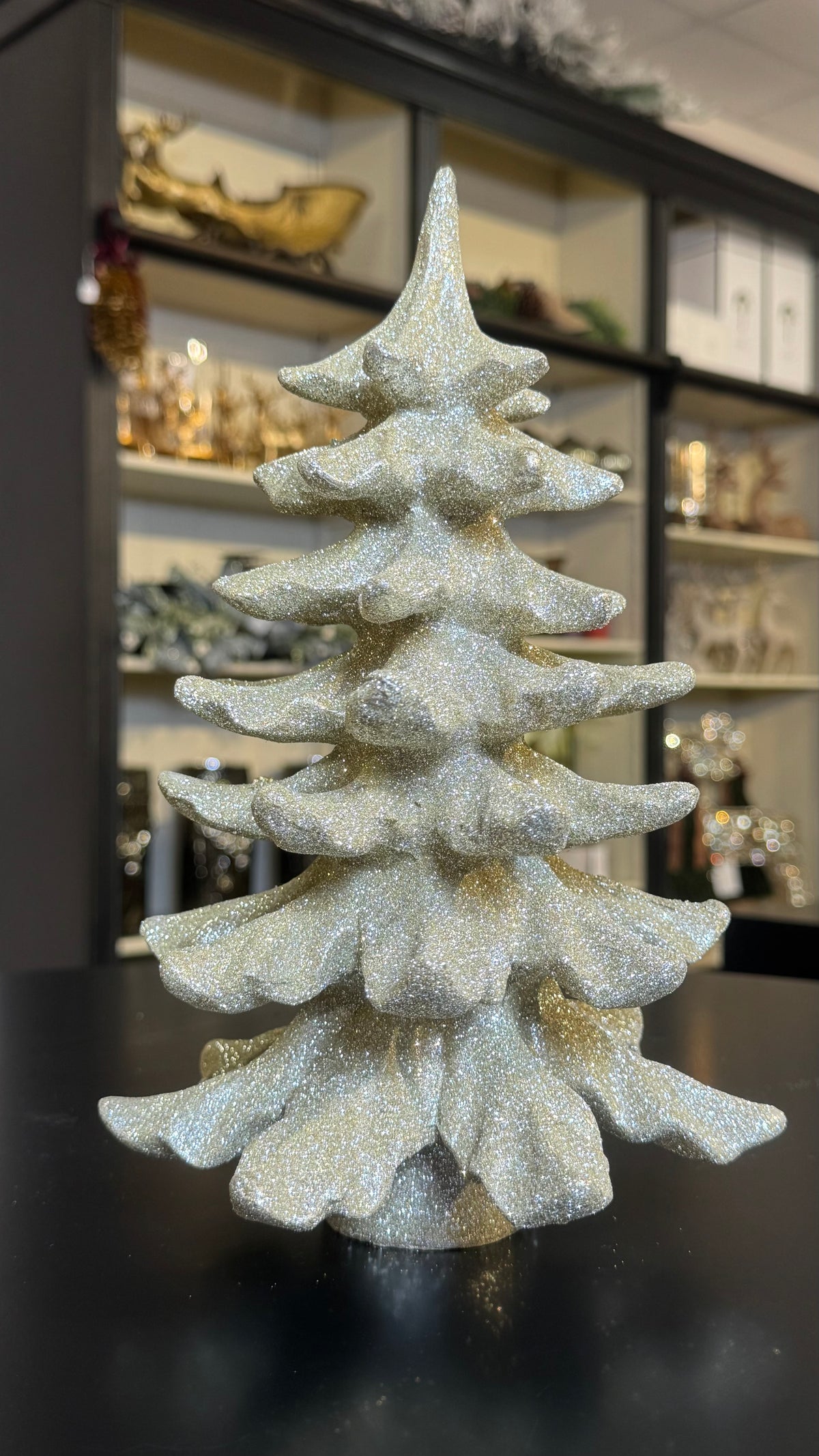 Small Gold Glitter Xmas Tree
