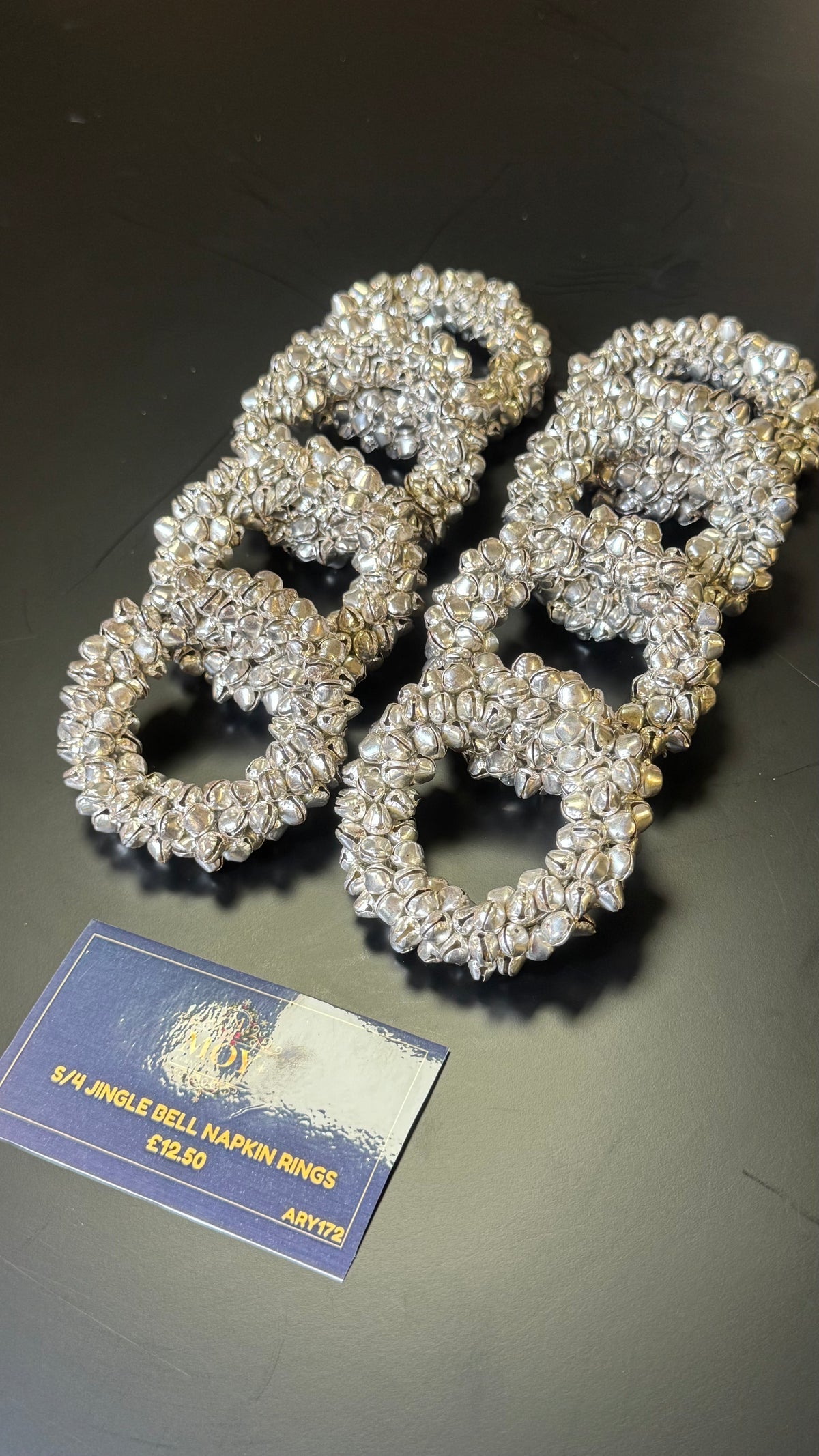 Set of 4 Jingle Bell Napkin Ring
