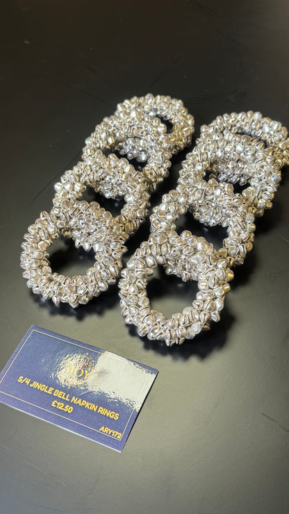Set of 4 Jingle Bell Napkin Ring