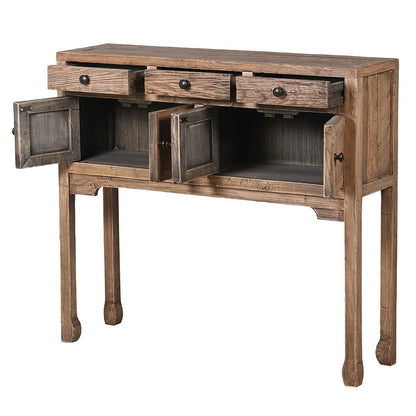 Jude Reclaimed Oak 4 Door 3 Drawer Console Table