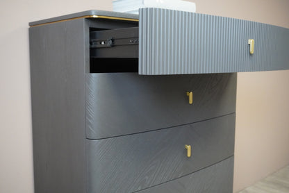 Diletta Ebony Tall Chest