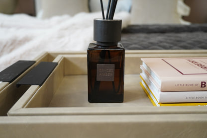 Set of 2 Faux Leather Trinket Trays