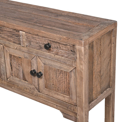 Jude Reclaimed Oak 4 Door 3 Drawer Console Table