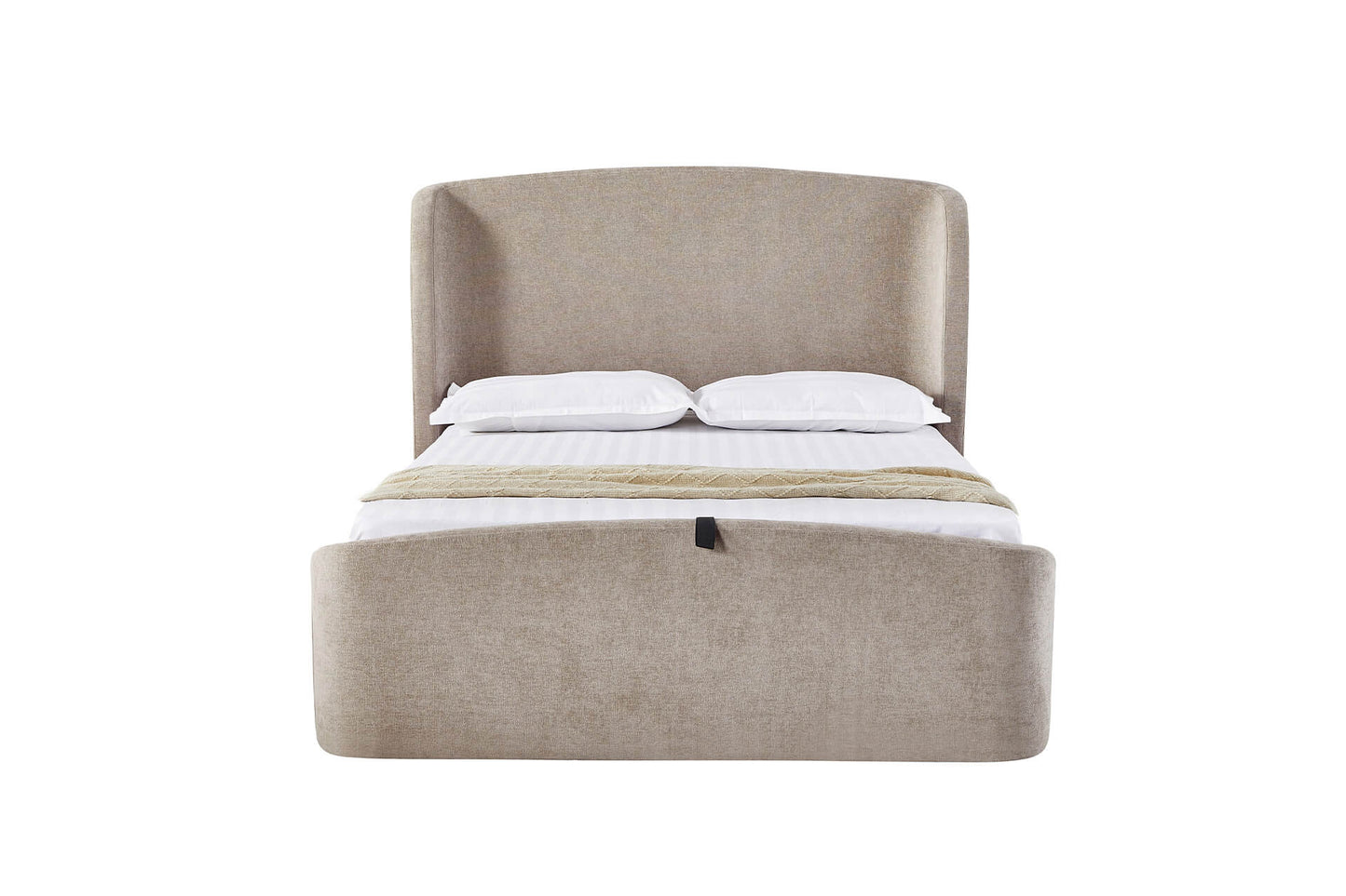 Palma Beige Kingsize Ottoman Bed