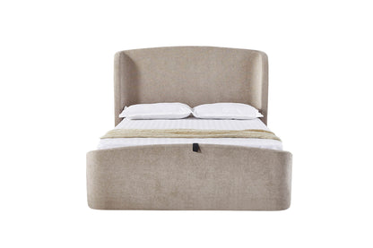 Palma Beige Kingsize Ottoman Bed