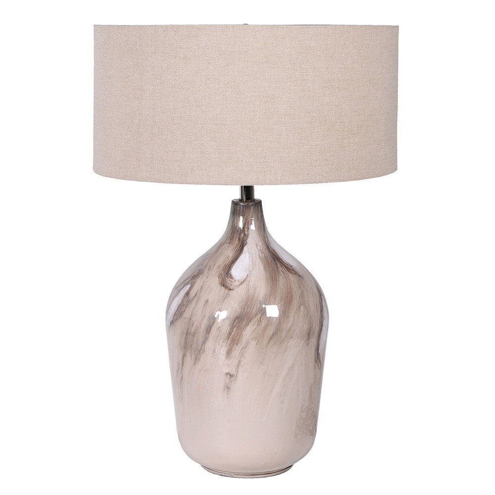 Mystique Table Lamp with Linen Shade