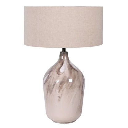 Mystique Table Lamp with Linen Shade