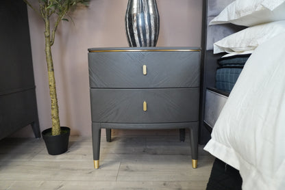 Diletta Ebony Nightstand