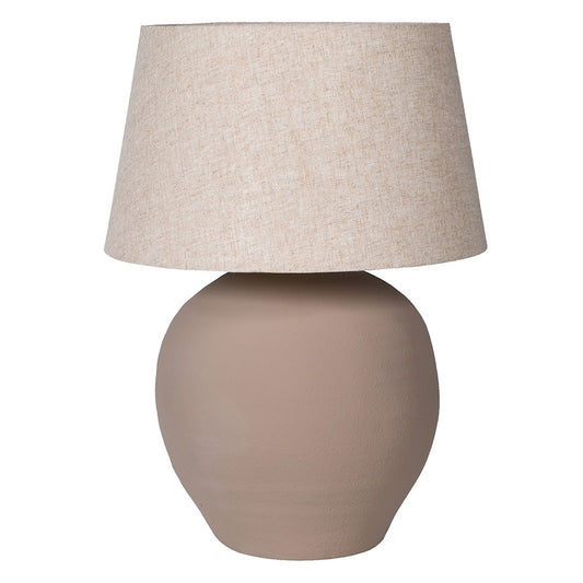 Almond Table Lamp With Shade