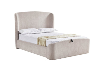 Palma Cream Kingsize Ottoman Bedframe