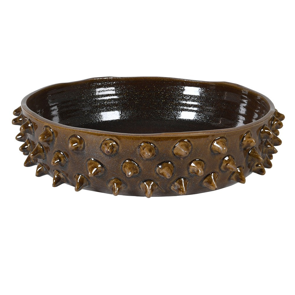 Mahogany Terracotta Spike Bowl